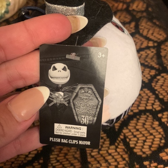 Squishmallows Disney Nightmare Before Christmas Mayor Plush Bag Clip NEW - Picture 6 of 6